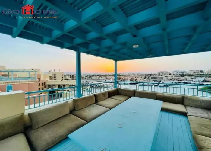 Pretty 4bedrooms Penthouse Mb7 At New Abu Tig Marina Villa Hurgada